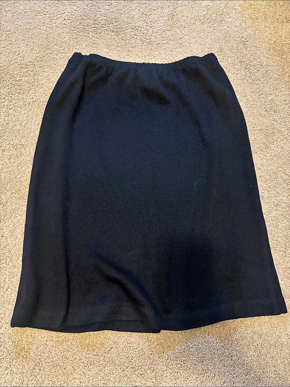 Leslie Fay Black A-Line Skirt Size 16W